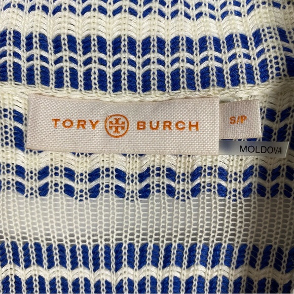 Tory Burch Open Front Fringe Cardigan - Picture 5 of 7